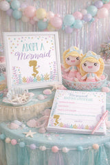 Mermaid Adoption Center Sign and Certificate (Digital Download)