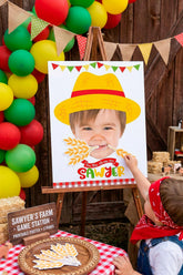 Personalized Farm Birthday Pin the Straw Game (Digital Download)