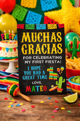 Fiesta Thank You Cards, Editable, Cinco de Mayo (Instant Download)