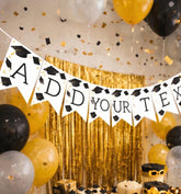 Graduation Party Banner Editable Template, Add your own Text, Instant Download
