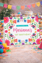 Mexican Fiesta Welcome Sign EDITABLE Template, Instant Download