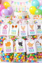 Puppy Adoption Thank You Tags, Dog Birthday Party (Digital Files)