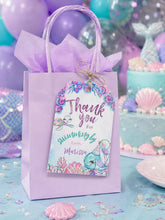 Under The Sea Favor Tags, Mermaid Birthday (Instant Download)