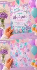 Under the Sea Birthday Invitation, Sea Animals Party (Digital Download)