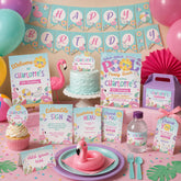 Pool Party Birthday Kit, Editable Summer Printables (Instant Download)