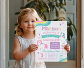 Unicorn Back to School Sign, First Day, ANY GRADE (Editable, Instant Download)