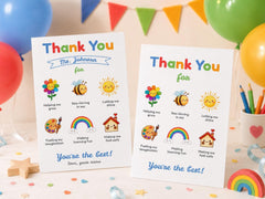 Teacher Appreciation Card, Editable Template, Instant Download (Digital)