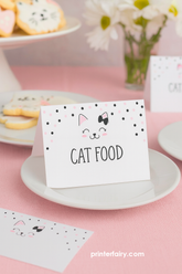 Kitty Cat Food Tents