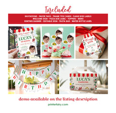 Italian Birthday Party Package BUNDLE