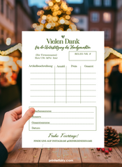 Quittung Vorlage Editierbar