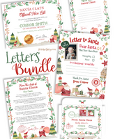 BUNDLE Christmas Printable Santa Claus Letters
