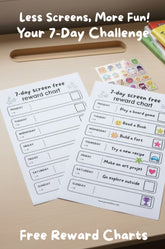 Free 7 Day Screen-Free Reward Chart Printable