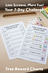 Free 7 Day Screen-Free Reward Chart Printable