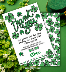 St. Patrick's Day Thank You Card