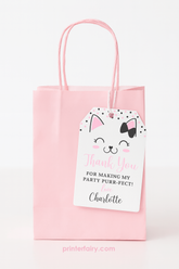 Kitty Cat Favor Tag