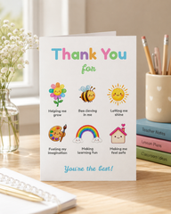 Teacher Appreciation Thank You Cards