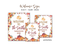 Thanksgiving Dinner Printable Bundle
