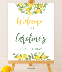 Lemonade Sunshine Welcome Sign