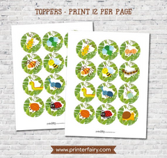 Bugs Party Toppers