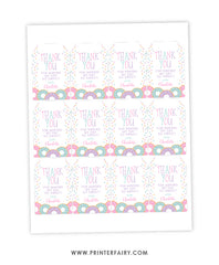Donut Favor Tag