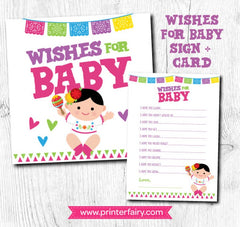 Fiesta Baby Shower Wishes For Baby