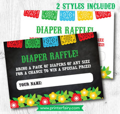 Fiesta Diaper Raffle