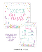 Mermaid Scavenger Hunt