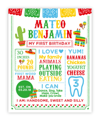 Mexican Fiesta Milestones Board