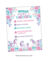 Unicorn Adoption Center Package
