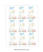 Alice in ONEderland Favor Tags