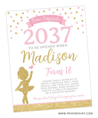 Ballerina Time Capsule