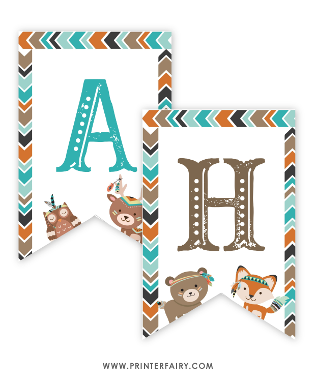 Wild One Printable Banner | PrinterFairy