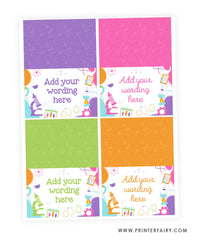 Science Party Food Tents