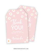 Daisy Favor Tags
