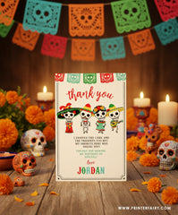 Dia de los Muertos Thank You Card