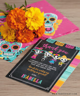 Dia de los Muertos Thanks You Card