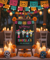 Dia de los Muertos Welcome Sign