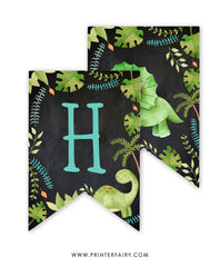 Dinosaur Birthday Banner