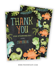 Dinosaur Party Favor Tag