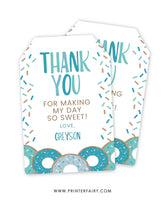 Donut Favor Tag