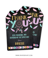 Dreamcatcher Favor Tags