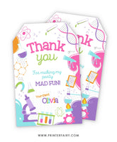 Science Party Favor Tags