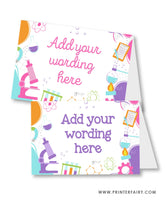 Science Party Food Tents