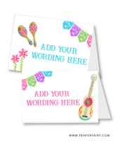 Fiesta Birthday Party Food Tents