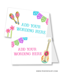 Fiesta Birthday Party Food Tents