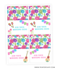 Fiesta Birthday Party Food Tents