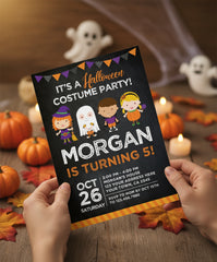 Halloween Costume Party Invitation