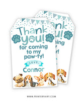 Puppies Favor Tags