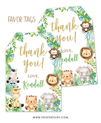 Safari Baby Shower Bundle