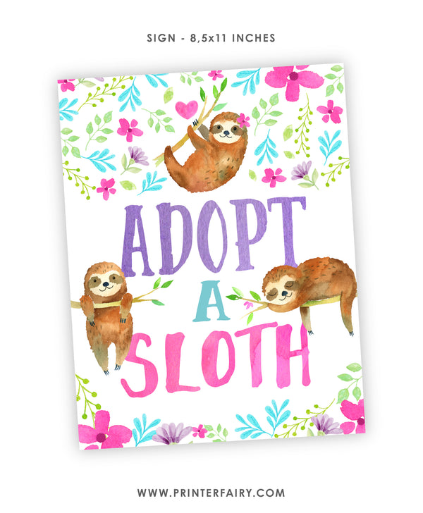 Sloth Adoption Pack